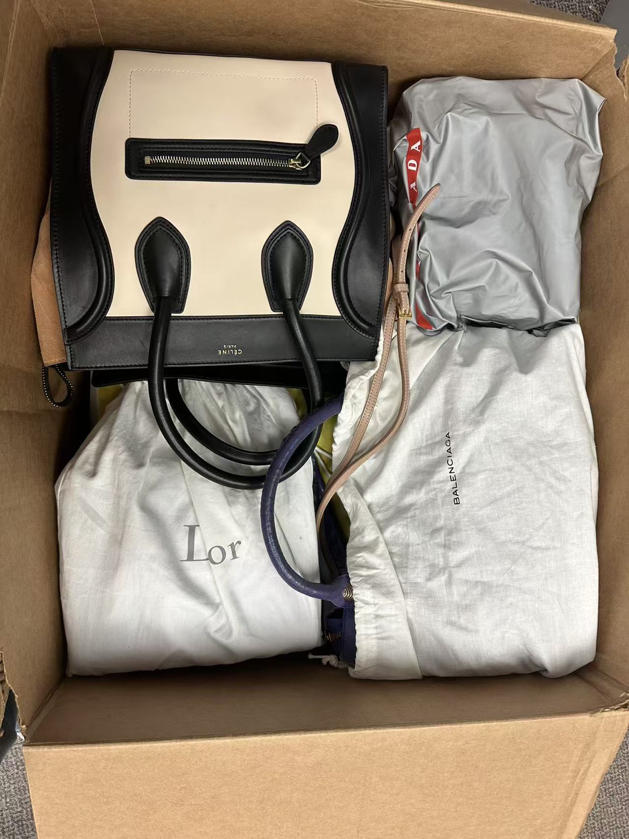 Celine Prada Balenciaga 奢侈品包邮寄案例